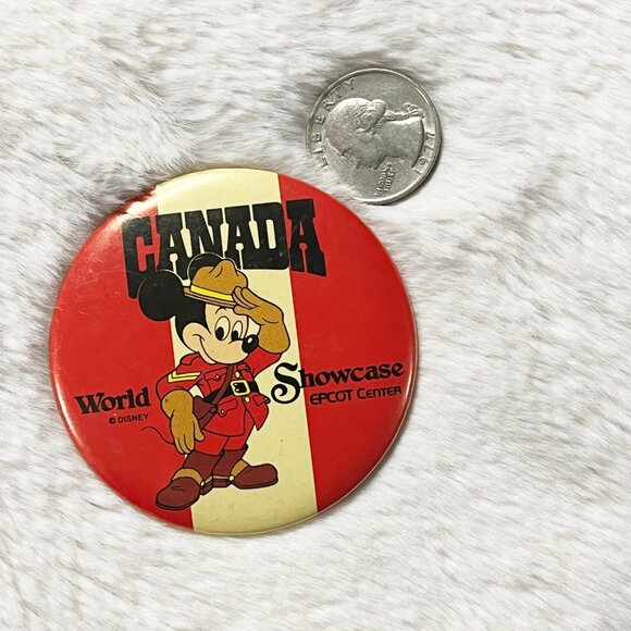 🔮 5/$25 Vintage Disney EPCOT World Showcase‎ Canada Mickey Mouse Pin - Picture 2 of 2